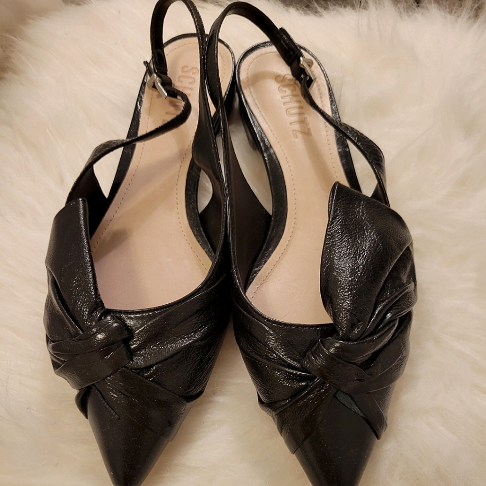 Schutz Slingback Flats 5.5